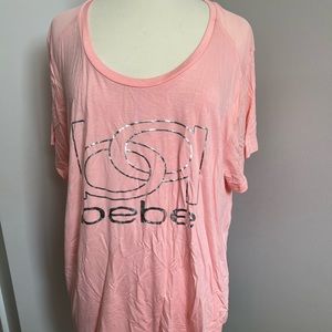NWOT 3x Peach bebe sport  tee